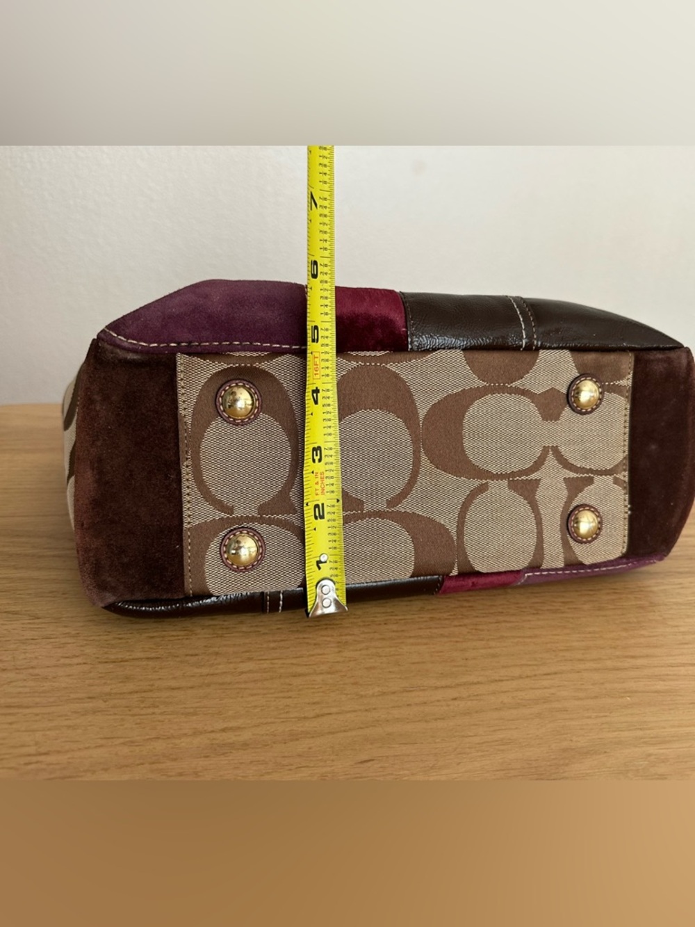 Coach Holiday Patchwork Gallery Bag - Picture 12 of 13
